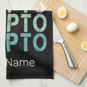 Gestaltung von Krypto-Retro-Buchstaben für Kryptow Geschirrtuch (Viertel Falte)