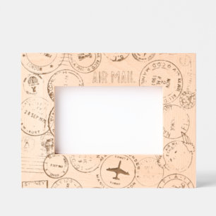 Gestaltung von Passport-Briefmarke Geätzte Rahmen