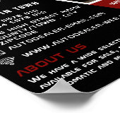 Gestaltung von Rädern, Werbung für den Vertrieb vo Poster (Ecke)