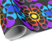 Gestaltung von Rainbow-Farbkreisen Geschenkpapier (Rolleneckpunkt)