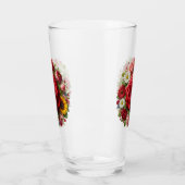 Gestaltung von Rose und Blume Glas (Links)