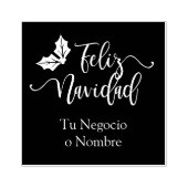 Gestaltung von Typografie frohes Weihnachten und Gummistempel (Prägung)