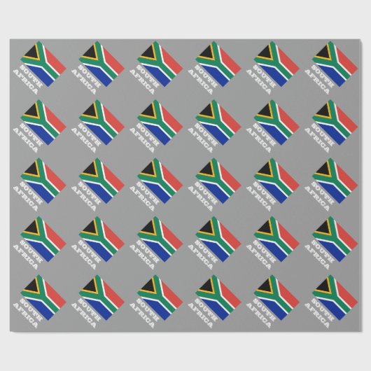 Gestaltung von Verpackungspapieren unter südafrika Geschenkpapier (Flach)