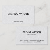 Gestaltungselement / Whimsisches II Visitenkarte (Vorne/Hinten)