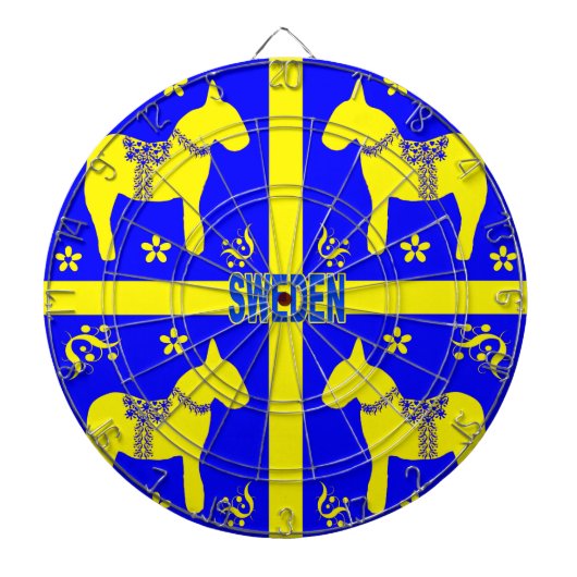 Gestaltungselemente von Symsweden Dartscheibe (vorne)