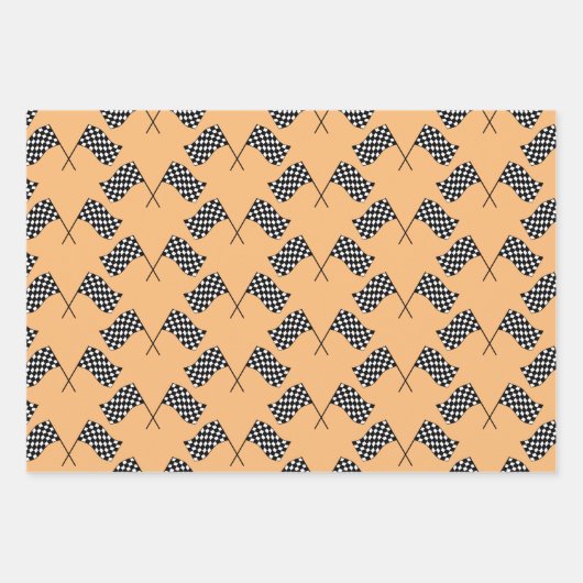 Gestaltungspapierblätter für überprüfte Flags Geschenkpapier Set (Vorderseite 3)