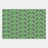 Gestaltungspapierblätter für überprüfte Flags Geschenkpapier Set (Vorderseite 2)