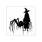 Gestaltwandelnde Spinnenhexen Gummistempel (Prägung)