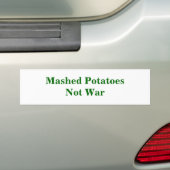 Gestampfter PotatoesNot Krieg Autoaufkleber (Auf Auto)