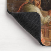 Geständnis, 1862 (Öl auf Leinwand) Mousepad (Ecke)