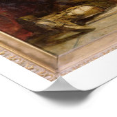 Geständnis, 1862 (Öl auf Leinwand) Poster (Ecke)