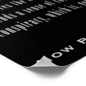 "Geständnis...(Eine Hölle einer Sache) Großes Post Poster (Ecke)