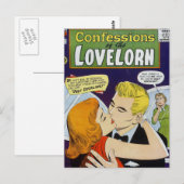 Geständnisse des Lovelorn-Comic Postkarte (Vorne/Hinten)