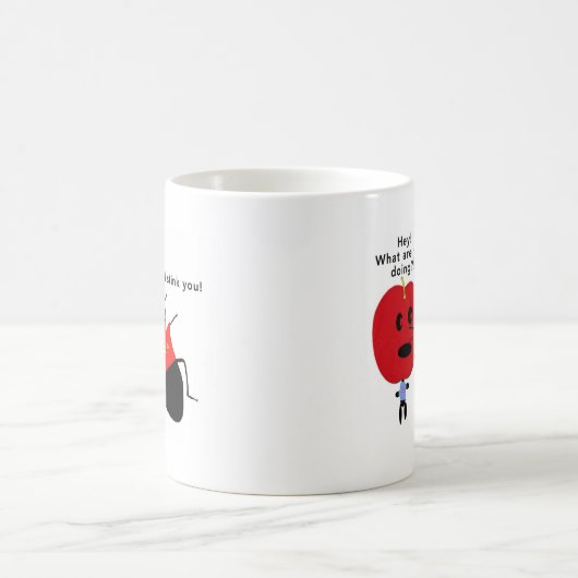 Gestank-Wanzen-Apple-Kaffee-Tasse Kaffeetasse (Mittel)