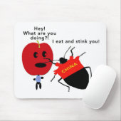 Gestank-Wanzen-Apple-Mausunterlage Mousepad (Mit Mouse)