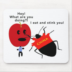 Gestank-Wanzen-Apple-Mausunterlage Mousepad