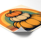 Gestapelt im Herbstlicht Poster (Ecke)