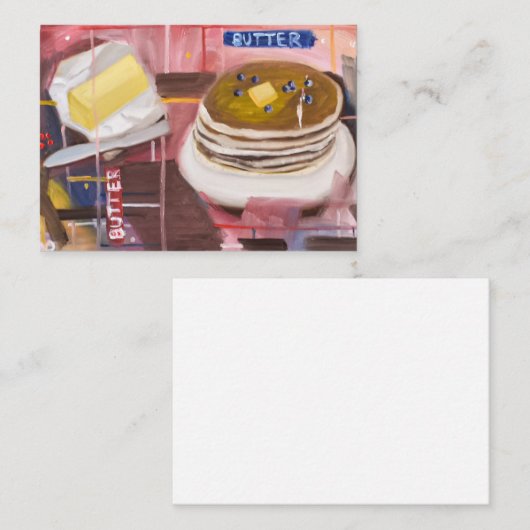 Gestapelt Mitteilungskarte (Vorne/Hinten)