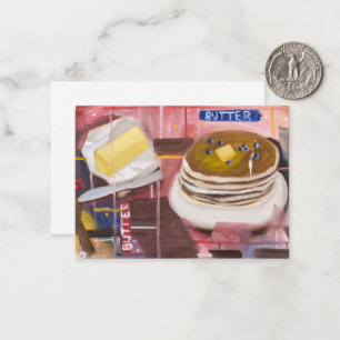 Gestapelt Mitteilungskarte