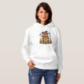 Gestapelte bärtige Drachen Halloween-Design Hoodie (Vorne ganz)