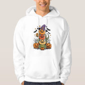 Gestapelte bärtige Drachen Halloween-Design Hoodie (Vorderseite)