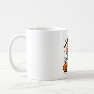 Gestapelte bärtige Drachen Halloween-Design Kaffeetasse