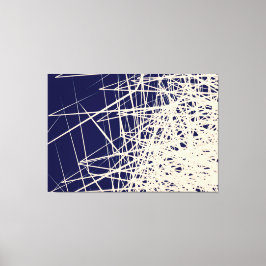 Gestapelte Boxen Blau - Canvas Print Leinwanddruck