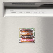Gestapelte Donuts Magnet (In Situ (Geschirrspüler))