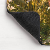 Gestapelte Feuerholzfallnatur Mousepad (Ecke)