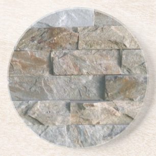 Gestapelte Granitplatten Sandstein Untersetzer