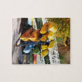 Gestapelte Kanus Puzzle (Horizontal)