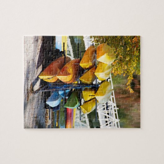 Gestapelte Kanus Puzzle (Horizontal)