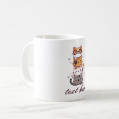 Gestapelte Kugel: Adorable Kitty Tower of Joy! Kaffeetasse (Vorderseite Links)