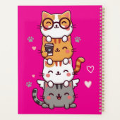 Gestapelte Kugel: Adorable Kitty Tower of Joy! Planer (Rückseite)
