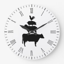 Gestapelte Landtiere