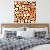 Gestapelte Logs Leinwand Art (Insitu (Schlafzimmer))