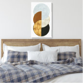 Gestapelte Münzen II Leinwanddruck (Insitu (Schlafzimmer))