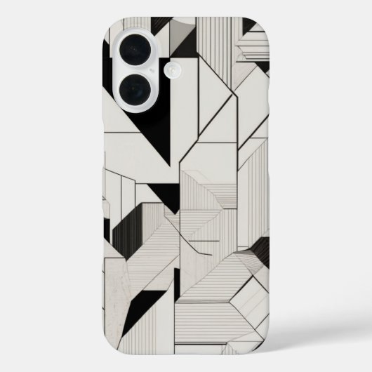Gestapelte Parallelogramme Art Case-Mate iPhone Hülle (Rückseite)