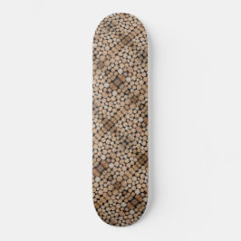 Gestapelte Protokolle Skateboard
