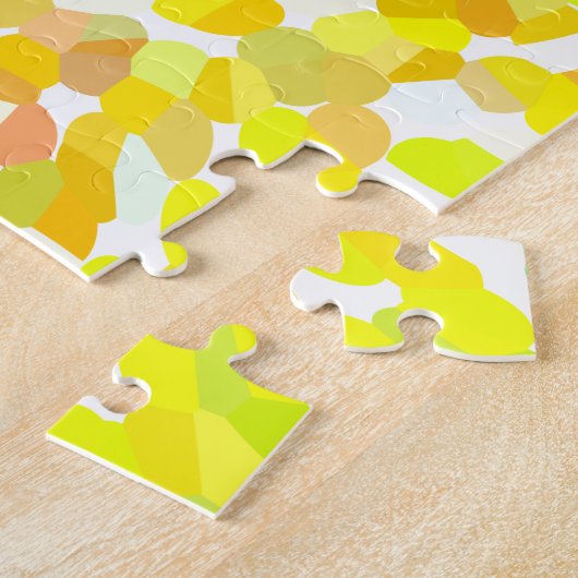 Gestapelte Regenbogenfarben Abstrakte Jigsaw P Puzzle (Seite)