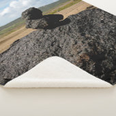 Gestapelte Steine Sherpadecke (3/4)