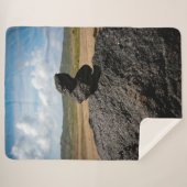 Gestapelte Steine Sherpadecke (Vorderseite (Horizontal))