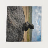 Gestapelte Steine Wandteppich (Vorderseite (Horizontal))