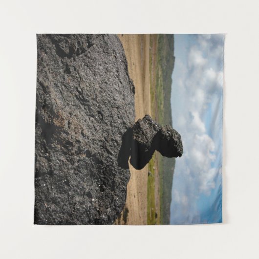 Gestapelte Steine Wandteppich (Vorderseite (Horizontal))