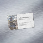 Gestapelte Steine | Zen | Yoga Magnetische Visitenkarte (Beispiel)