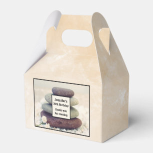 Gestapelte Stones Meditative Cairn Geburtstag Dank Geschenkschachtel