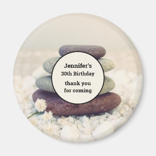 Gestapelte Stones Meditative Cairn Geburtstag Dank Magnet