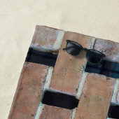 Gestapelte Wand-Muster Strandtuch (Beispiel)