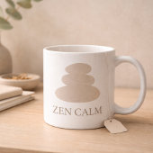 Gestapelter Stein Ruhig Klassischer Becher, 11 oz Kaffeetasse