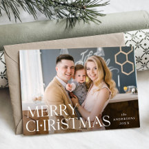 Gestapeltes Frohe Weihnachten Foto